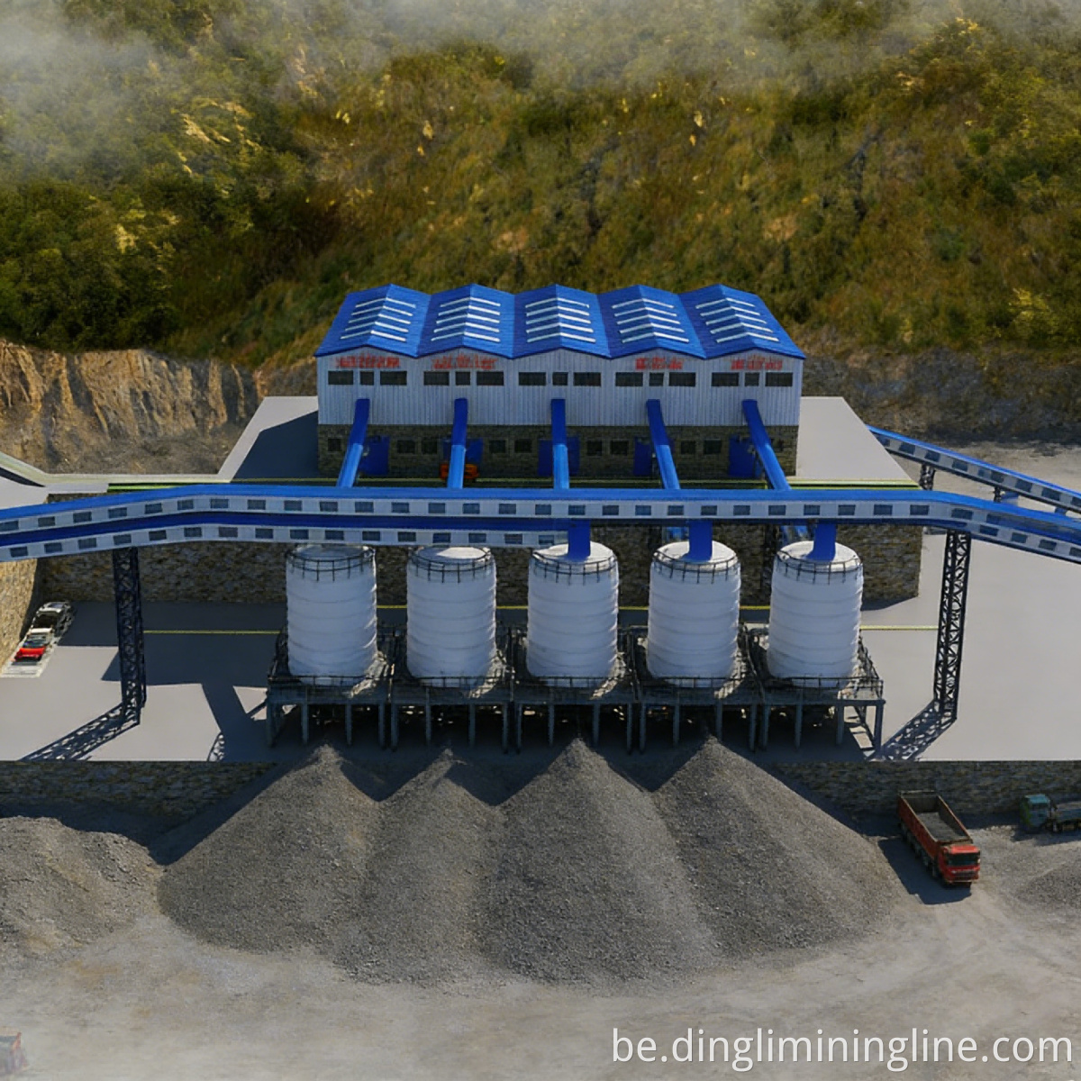 Complete Stone Processing Line
